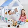 imageMartha Stewart Kids Stable Play Tent  Large Pretend Play Horse Barn for Kids and ToddlersStable Play Tent