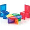 imagePowerClix Solids Magnetic Building Blocks Set 94 Piece Magnetic Tiles STEM Educational Construction Toy44 Piece