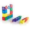 imagePowerClix Solids Magnetic Building Blocks Set 94 Piece Magnetic Tiles STEM Educational Construction Toy94 Piece