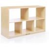 imageGuidecraft 5Compartment Storage 76 cm 30quot  Birch Plywood Wooden Classroom Storage Cabinet for School Classroom or Home Teachers Book Shelf for Kids and Toy Organizer