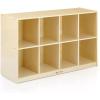 imageGuidecraft 8Section Backpack Cubby  Birch Plywood Cabinet for Kindergarten Homeschool Preschool Art and Craft Supplies Classroom Furniture