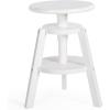 imageGuidecraft Adjustable Drafting Wooden StoolNatural Drafting Chair for Kids 1618 Inch Swivel Stool for Kids Art Studio Furniture  Toddler Chair for Drawing Painting and CraftingWhite