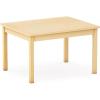 imageGuidecraft EdQ Kids Activity Table  Natural Rectangular Craft Table ampamp Small Wooden Desk for Kids  24quot x 30quot 22quot Height  Seats 4  for Playroom Preschool Daycare ampamp Montessori Classroom Furniture18 in