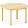 imageGuidecraft EdQ Toddler Table  Natural Round Wooden Activity Table for Kids 30quot Diameter 18quot Height  Seats 4  Kids Desk for Preschool Daycare Montessori Classroom ampamp Playroom Furniture18 in