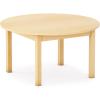imageGuidecraft EdQ Toddler Table  Natural Round Wooden Activity Table for Kids 30quot Diameter 18quot Height  Seats 4  Kids Desk for Preschool Daycare Montessori Classroom ampamp Playroom Furniture16 in
