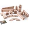 imageGuidecraft Notch Blocks Set 89 Piece Set Natural Wooden Stacking Blocks Educational Montessori Toy for Kids IndoorOutdoor Block Play System