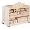 imageGuidecraft Notch Blocks Storage Cart Kids Toys Books Storage ampamp Organizer with Casters Preschool and Playroom Furniture