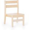 imageGuidecraft Stackable Wooden Classroom Chair 8quot Seat Height Solid Wood School Furniture 4Pack