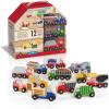 imageGuidecraft Wooden Truck Collection Set of 12 Vehicle Set for Toddlers
