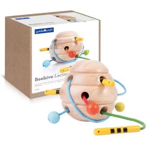 imageGuidecraft Beehive Lacing Manipulative Threading Preschool Toy for Kids  Basic and Life Skills Toys