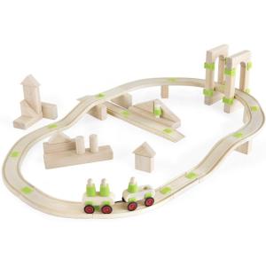 imageGuidecraft Block Science Foundation Set A  55 Piece Set of Wooden Blocks Kids STEM Learning Creative Educational Toy55 Piece