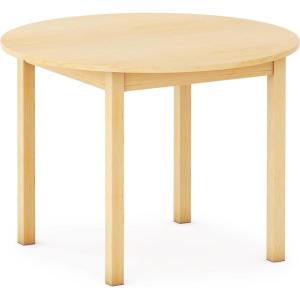 imageGuidecraft EdQ Toddler Table  Natural Round Wooden Activity Table for Kids 30quot Diameter 18quot Height  Seats 4  Kids Desk for Preschool Daycare Montessori Classroom ampamp Playroom Furniture22 in