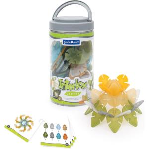 imageGuidecraft Interlox Discs  96 Piece Set Kids STEM Learning and Construction Toy Creative and Educational Building Set for ToddlersInterlox Leaves