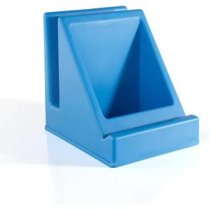 imageGuidecraft Kids Tabletop Tablet and Storage Center  Black iPad and Book Stand for Home Learning and Classrooms  Storage for HomeworkBlue