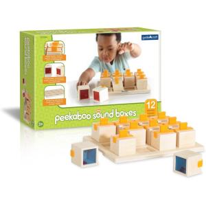 imageGuidecraft Peekaboo Sound Boxes with Storage Tray  Musical Toy for Children  Kids Early Learning and Development Toy