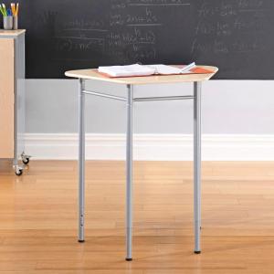 imageGuidecraft Standing Modular Desk for Adults and Kids Adjustable Height Desk with Metal Legs for Home Office Classrooms and MoreTrapezoid
