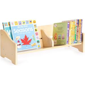 imageGuidecraft Tabletop Book Browser  Natural Bookshelf For Kids Home Office and School Furniture Book Organizer