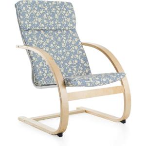 imageGuidecraft Teachers Rocker  Blue Chair  School Living Room FurnitureGrayWhite