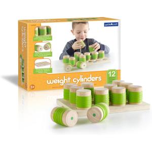 imageGuidecraft Weight Cylinders Toy  Kids Early Learning and Development Toy Matching and Sorting Game for Toddlers