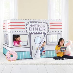 imageMartha Stewart Kids Farmers Market Play Tent  Large Indoor Playhouse for Pretend Play in Classroom or HomeDiner Play Tent