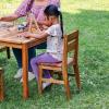 imageGuidecraft Acadia Kids Outdoor Chairs Set of 2  Acacia Wood Chair for Kids with 14quot Seat Height  Montessori Furniture for Backyard Garden Patio Outdoor Classroom and Learning Environments