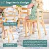 imageGuidecraft Nordic Table and Chair Set Natural Wooden Kids Table with 4 Chairs Bentwood Classroom Activity Seating for Crafting ampamp Reading Kids Play Montessori Furniture for Playroom ampamp HomeschoolNatural