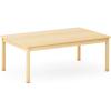 imageGuidecraft EdQ Toddler Table  Natural Rectangular Wooden Activity Table for Kids 30quot x 48quot 16quot Height  Seats 6  Toddler Desk for Playroom Preschool Homeschool Daycare ampamp Classroom Furniture18 in