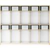 imageGuidecraft EdQ 10Section Wooden Storage Locker for Classroom Kids Natural Wood Cubby Organizer with Shelves and Hooks for CoatsWhite