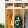 imageGuidecraft EdQ 5Section Wooden Storage Locker for Classroom Kids Natural Cubby Organizer with Shelves and Hooks for CoatsNatural