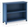 imageGuidecraft Taiga 2Shelf Bookcase  Navy 30quot Bookshelf and Storage Unit for Bedrooms or Playrooms Wooden Shelving for Books Toys School SuppliesNavy