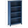 imageGuidecraft Taiga 2Shelf Bookcase  Navy 30quot Bookshelf and Storage Unit for Bedrooms or Playrooms Wooden Shelving for Books Toys School SuppliesNavy