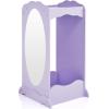 imageGuidecraft Dress Up Cubby Center  Pink Toddler Clothing and Shoes Armoire Dresser with Mirror ampamp Side Hooks  Kids Room Furniture and Costume StorageLavender