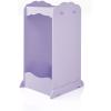 imageGuidecraft Dress Up Cubby Center  Pink Toddler Clothing and Shoes Armoire Dresser with Mirror ampamp Side Hooks  Kids Room Furniture and Costume StorageLavender