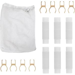 imageGuidecraft Sensory System Tubes and Clips Set Kids Collapsible Tubes for STEM Activities and Gross Motor Play Set of 6 Tubes for Sand and Water Play