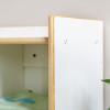 imageGuidecraft EdQ 10Section Wall Mounted Locker Kids White Wooden Classroom Storage Locker with Divided Cubbies Compartment Storage with Bins and Hooks for Playroom and PreschoolWhite