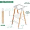 imageGuidecraft Kitchen Helper Flex Toddler Tower Step Stool for Kids and Adults  White Adjustable and Foldable Wood Step StoolWhite