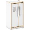 imageGuidecraft EdQ Kids Refrigerator Kitchen Playset  White Wooden Montessori Kids Pretend Play Toy Fridge wIce Maker Storage Cabinet amp 2 Bins for Dramatic Play Kitchen Accessories