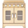 imageGuidecraft EdQ Play Kitchen Range for Toddlers  Natural Wooden Montessori Kids Kitchen Playset w 4 Burner Stove Realistic Knobs Oven Cabinet  Dramatic Play Toy for Home Playroom ClassroomNatural