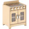 imageGuidecraft EdQ Play Kitchen Range for Toddlers  Natural Wooden Montessori Kids Kitchen Playset w 4 Burner Stove Realistic Knobs Oven Cabinet  Dramatic Play Toy for Home Playroom ClassroomNatural