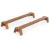 imageAcadia Outdoor Balance Beam for Kids Set of 2 Acacia Wood Montessori Toy for Kids Ages 3 Build Coordination and Gross Motor Skills Toddler Balancing Beams Obstacle Course for Kids Outdoor Activity