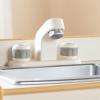 imageGuidecraft EdQ Play Kitchen Sink for Toddlers  White Wooden Montessori Kids Kitchen Playset wInteractive Faucet Storage Cabinets amp 2 Fabric Bins  Pretend Play Toy for Home Playroom ClassroomWhite