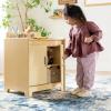 imageGuidecraft EdQ Play Kitchen Sink for Toddlers  White Wooden Montessori Kids Kitchen Playset wInteractive Faucet Storage Cabinets amp 2 Fabric Bins  Pretend Play Toy for Home Playroom ClassroomNatural