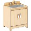 imageGuidecraft EdQ Play Kitchen Sink for Toddlers  White Wooden Montessori Kids Kitchen Playset wInteractive Faucet Storage Cabinets amp 2 Fabric Bins  Pretend Play Toy for Home Playroom ClassroomNatural