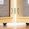 image:imageGuidecraft EdQ Fold amp Lock Storage Unit 24 Natural Wooden 10Compartment Folding Storage Cabinet w 6 Fabric Bins amp Shelves  Montessori Furniture for Classroom Preschool Homeschool amp DaycaresNatural