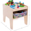 image:imageGuidecraft IO Blocks STEM Table with Gears 109 IO Blocks Pieces IO People Gears Slides and Axels Storage Bins with Activity Table for Kids  STEM Educational and Learning Toy for Children
