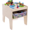 image:imageGuidecraft IO Blocks STEM Table with Gears 109 IO Blocks Pieces IO People Gears Slides and Axels Storage Bins with Activity Table for Kids  STEM Educational and Learning Toy for Children