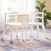 image:imageGuidecraft Kids Nordic Chair Set of 2  Natural Curved Back Wooden Chair for Children Ages 25 12 Seat Height  Kids Furniture for Home Playroom Daycare Preschool and Classroom SeatingWhite