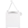 image:imageGuidecraft Kids Desk to Easel Art Cart  White 3in1 Wooden Art Table amp Craft Storage DoubleSided Easel for Kids wChalkboard Paper Roller Paint Cups amp Storage Bins Toddler Activity TableWhite